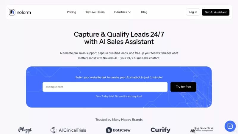 NoForm AI screenshot