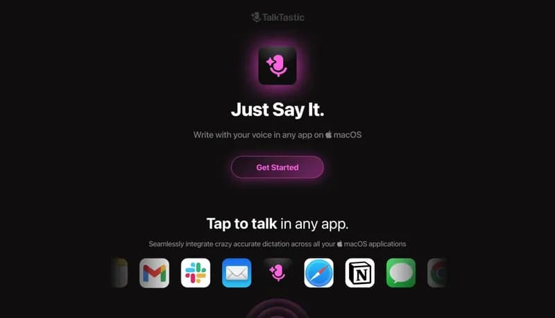 TalkTastic screenshot