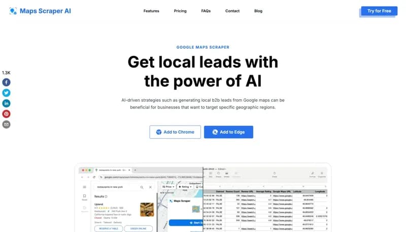 Google Maps Scraper screenshot