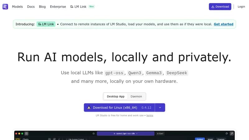 lm studio website