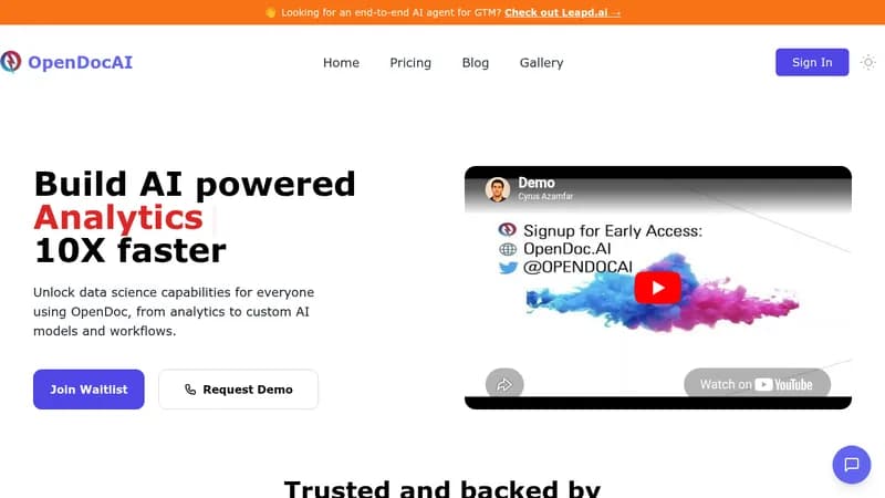 opendoc ai website