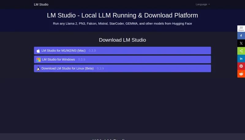 LM Studio screenshot