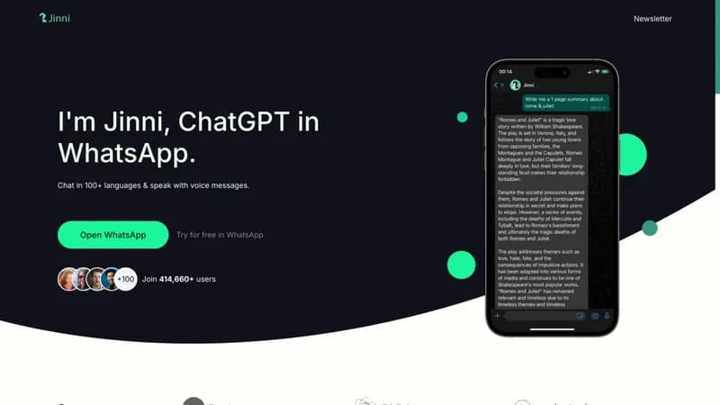 Jinni AI screenshot