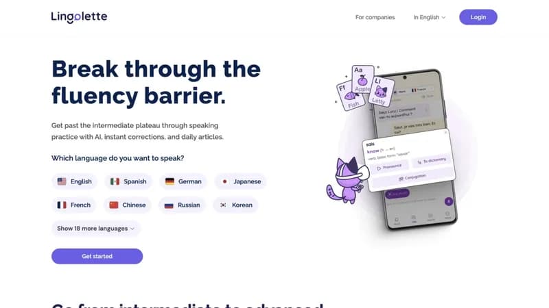Lingolette screenshot