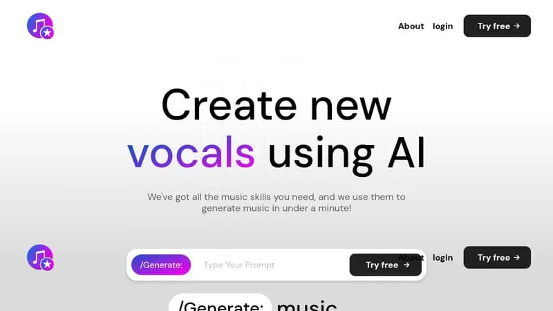 musicstar.ai website