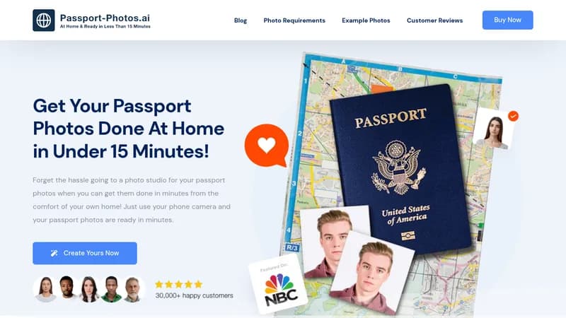passport-photos.ai website