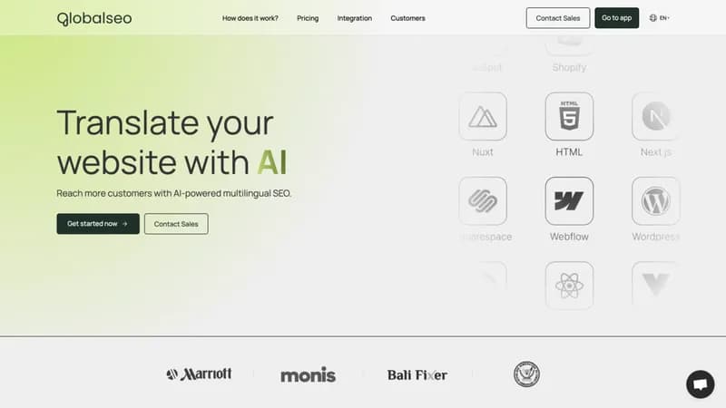 Global SEO screenshot
