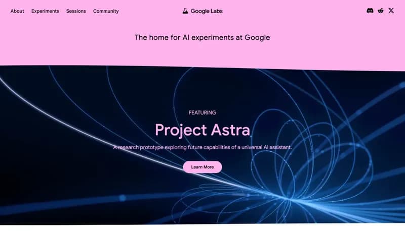 Google AI Labs screenshot