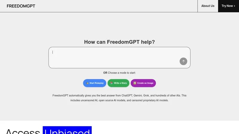 freedomgpt website