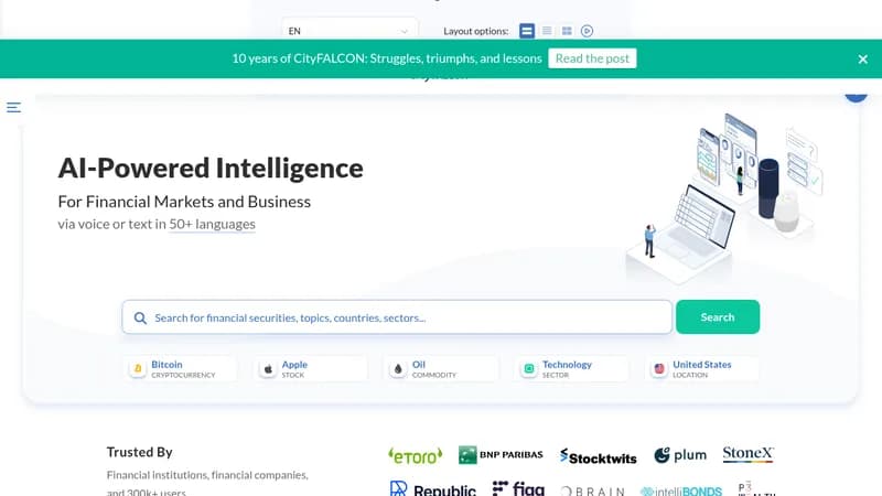 cityfalcon website