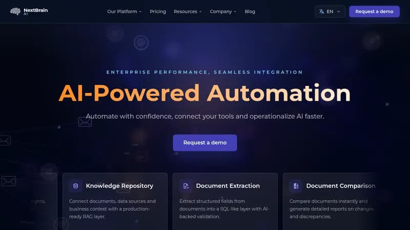 nextbrain ai website