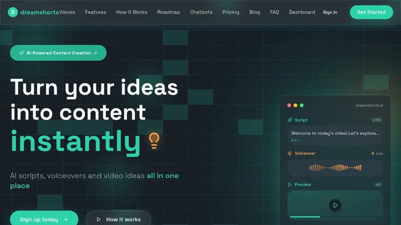 dreamshorts website