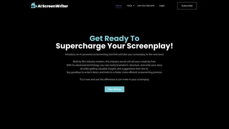 AI Screenwriter screenshot
