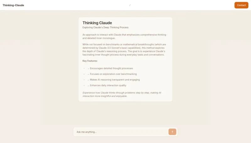 Thinking-Claude screenshot