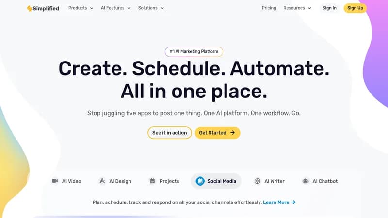 simplified website