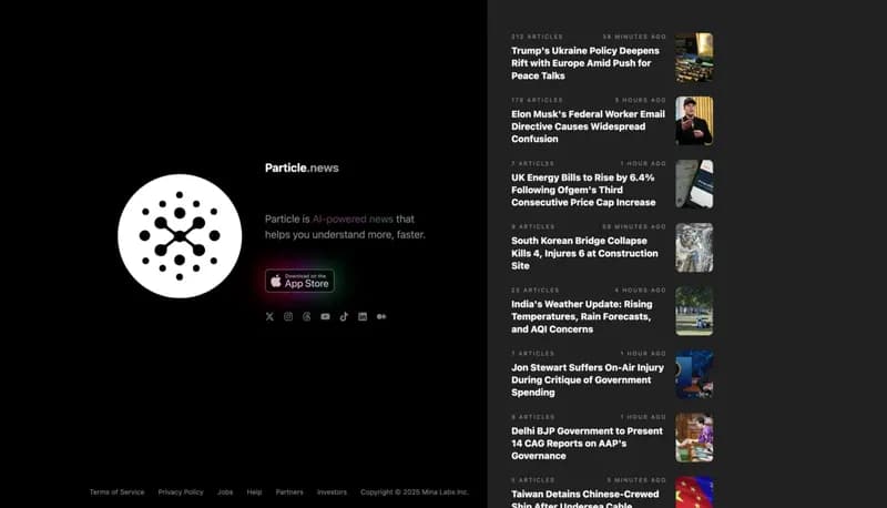 Particle News screenshot