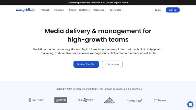 ImageKit.io screenshot