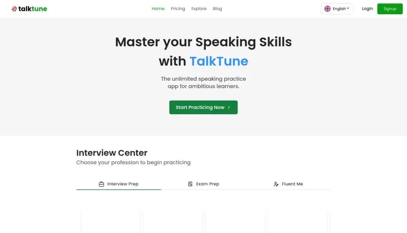 TalkTune screenshot