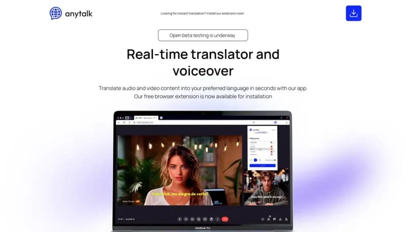 Anytalk screenshot