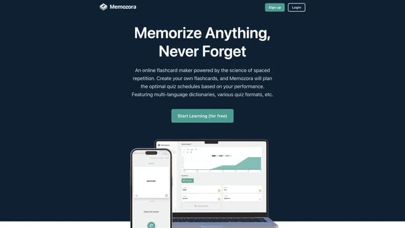 Memozora screenshot