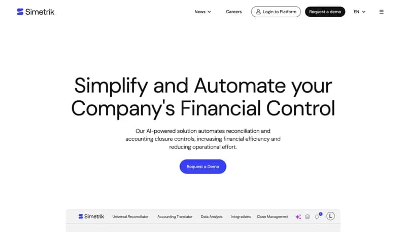 Simetrik screenshot