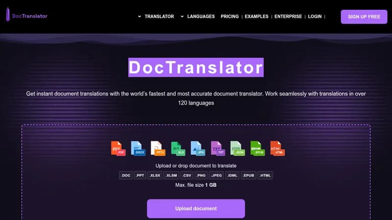 doctranslator website