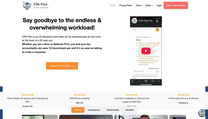 CPA Pilot screenshot