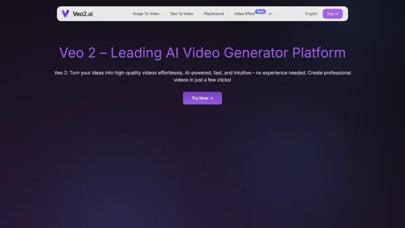 Veo 2 screenshot