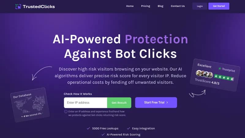 trustedclicks website