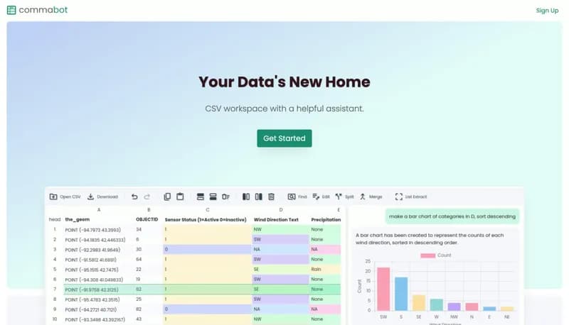 Commabot screenshot