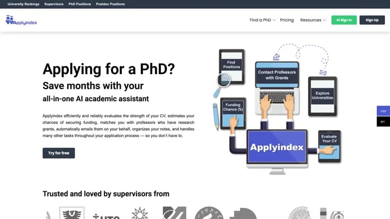 Applyindex screenshot