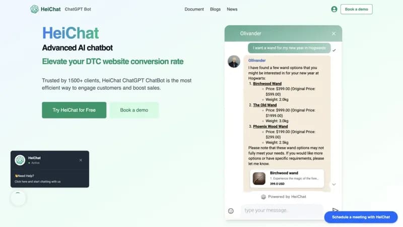 HeiChat screenshot