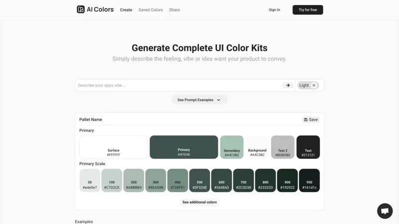 AI Colors screenshot