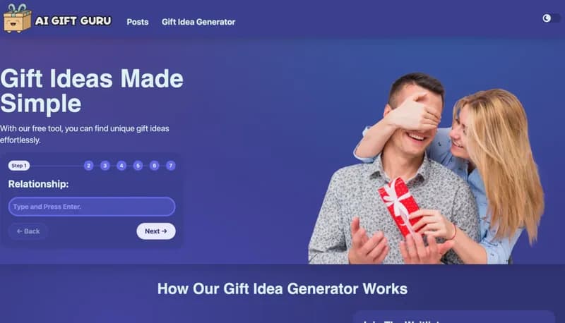 AI Gift Guru screenshot