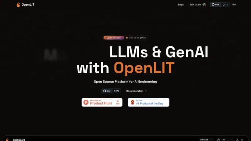 OpenLIT screenshot