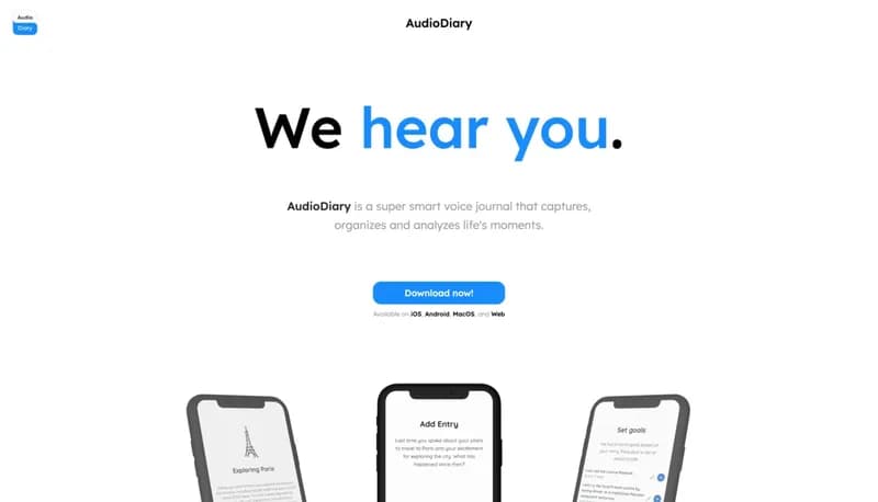 AudioDiary screenshot
