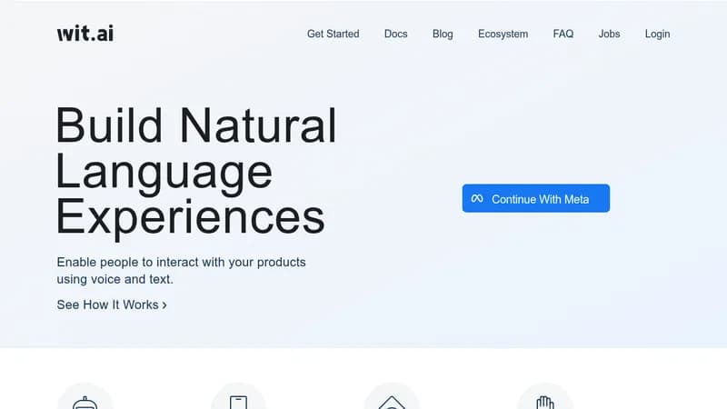 wit.ai website