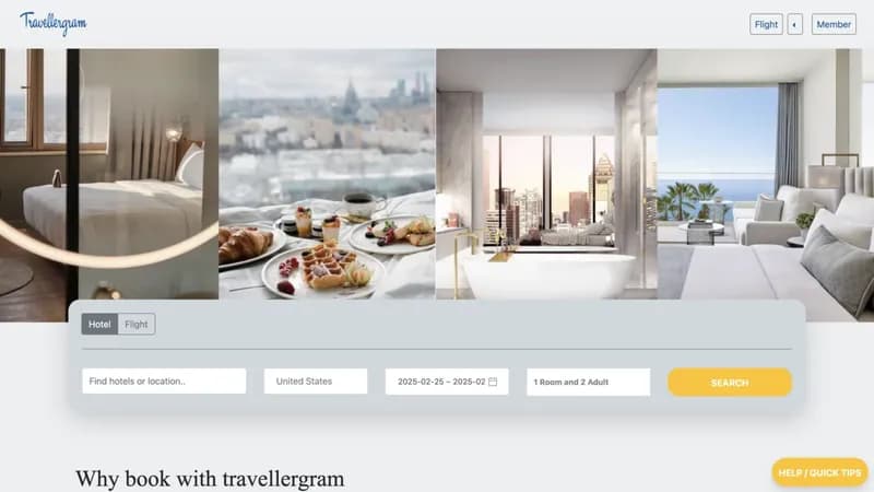 Travellergram screenshot