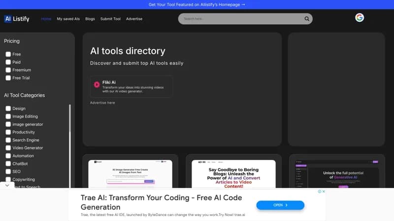 AIListify screenshot