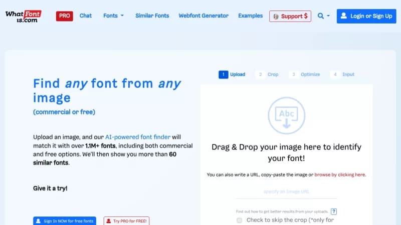 Font Finder by What Font Is screenshot