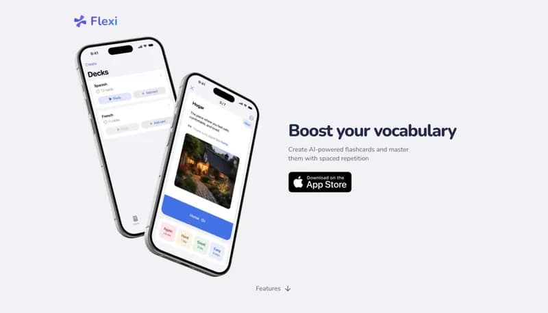 Flexi: Language Flashcards screenshot