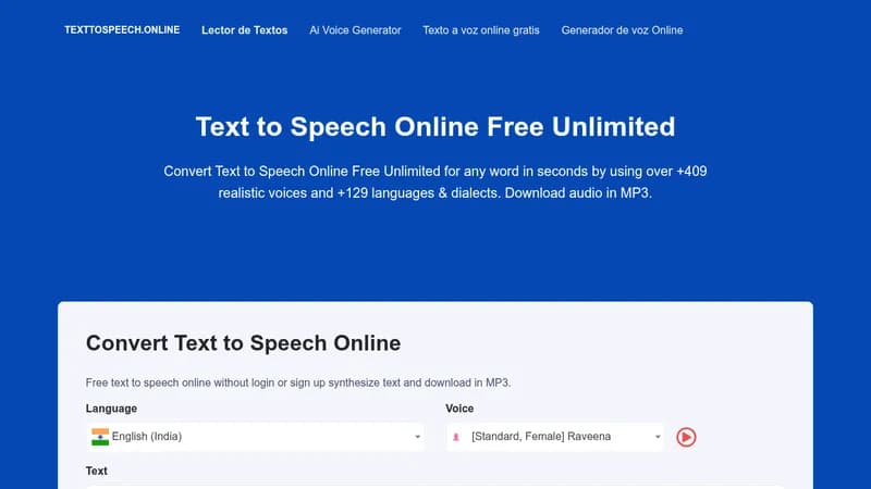 text to speech online website