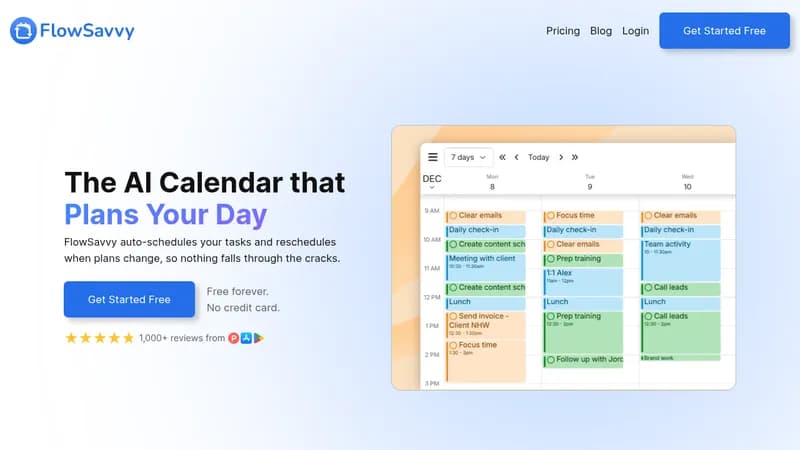 flowsavvy website