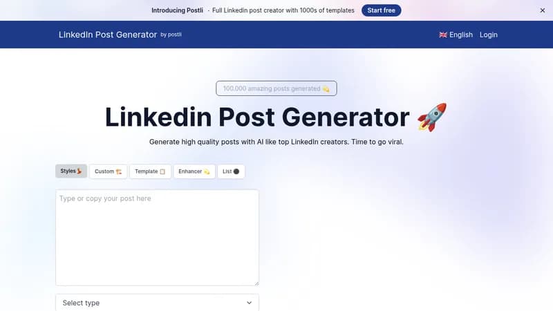 postli website