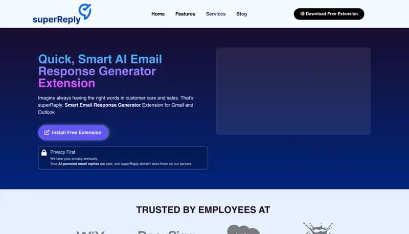 superReply screenshot