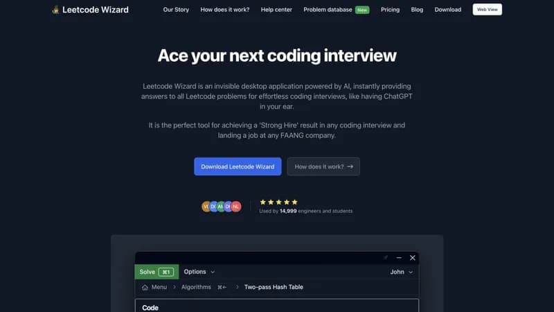 Leetcode Wizard screenshot