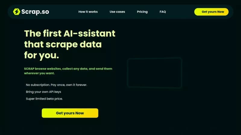 Scrap.so screenshot