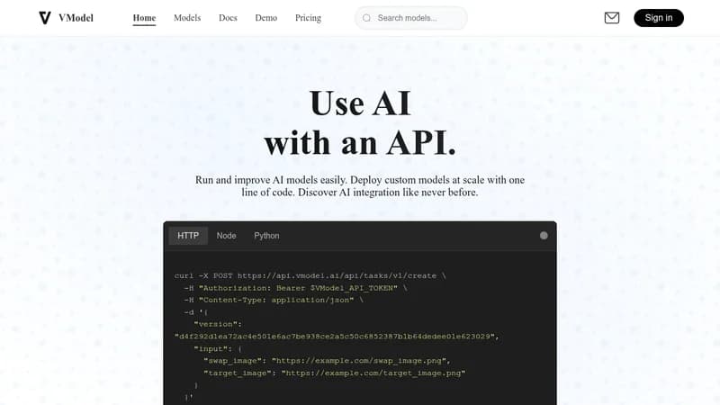 vmodel website