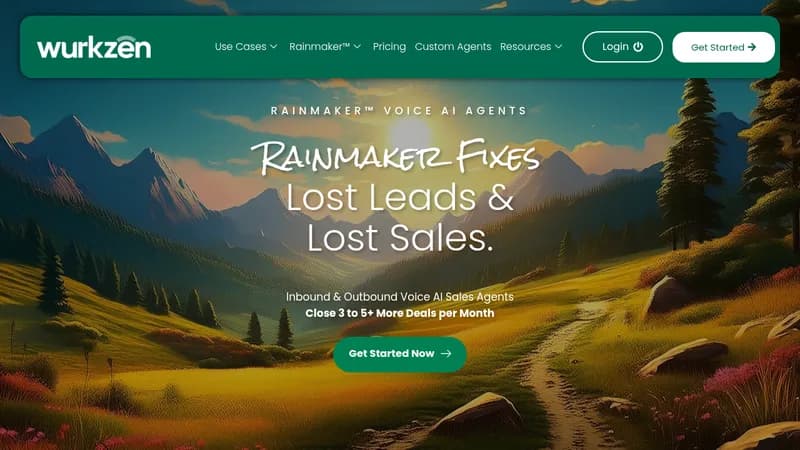 wurkzen rainmaker™ website