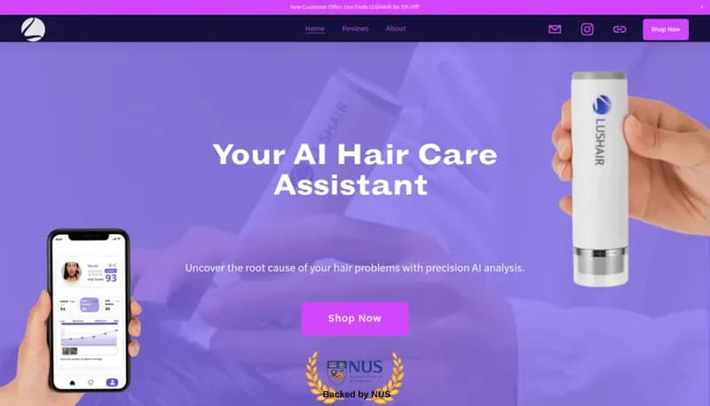 Lushair Scalp Explorer screenshot